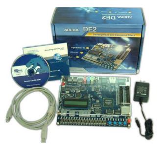 Foto Figura 10 Kit de desenvolvimento com FPGA existente no Laboratório de ADMEEE