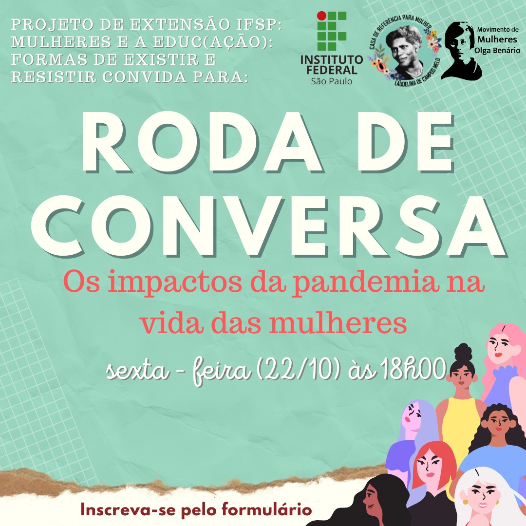 cartaz roda de conversa