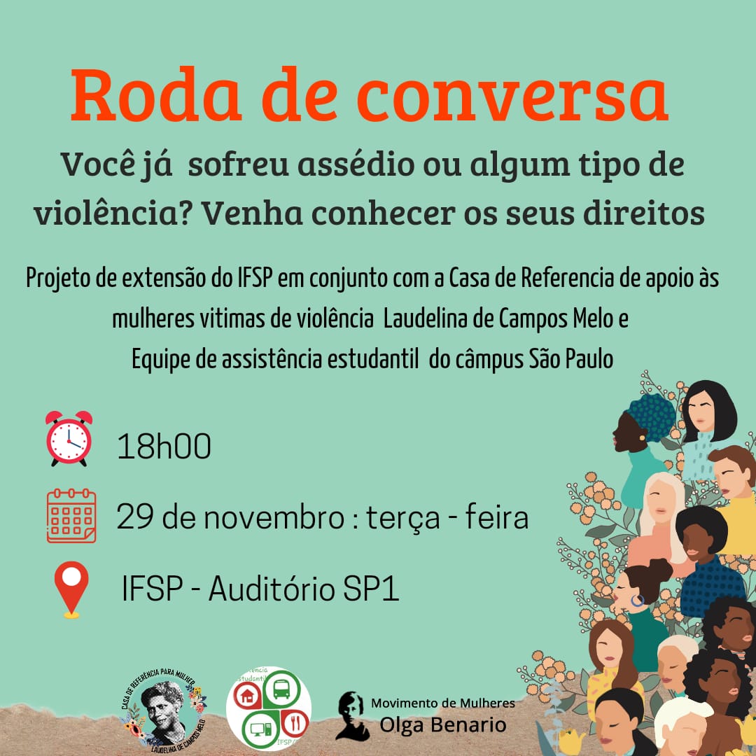 roda de conversa projeto de extensão