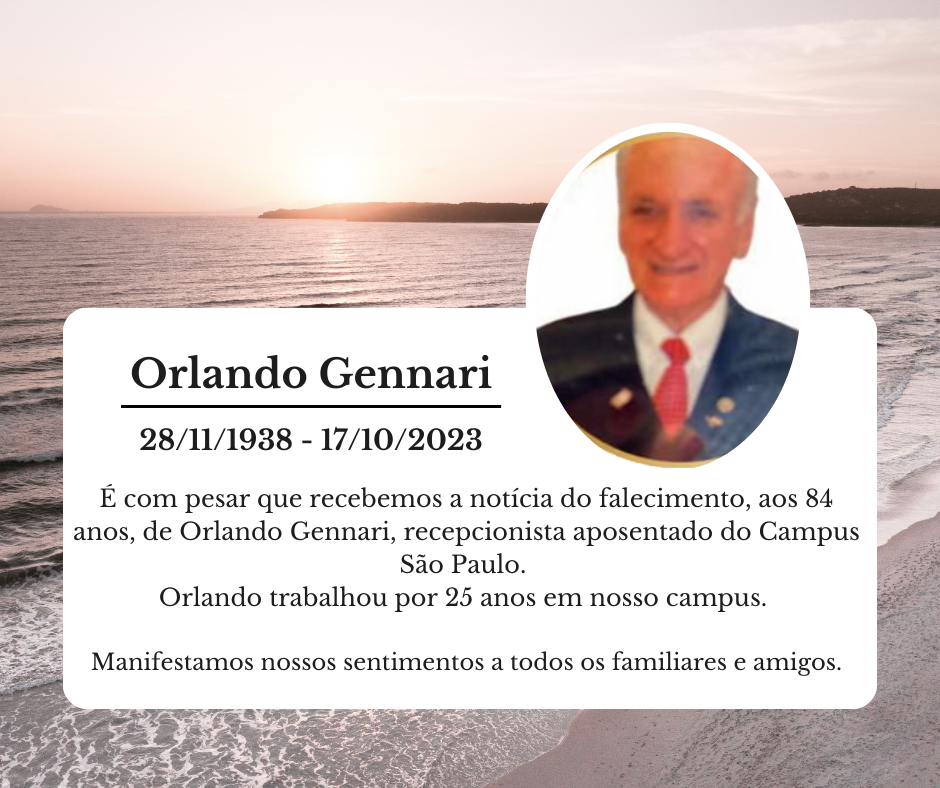 Com grande tristeza informamos que nosso amado Francisco Andrade faleceu na manhã da última sexta feira. 1