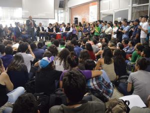 Visita de Haddad agita a manhã no Câmpus SPO